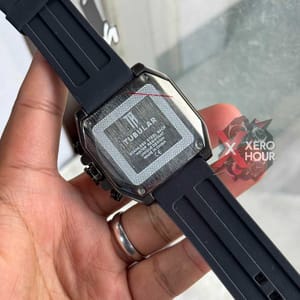 Tubular Sport SILICON | Black Belt Matte SS Black Body | Chronograph_img_5