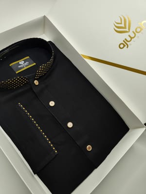 Classic Black Contrast panjabi_img_3