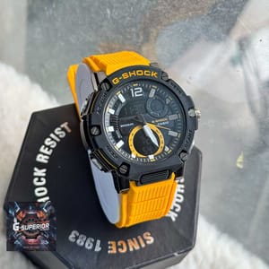 G-Shock || AA 2 Timer Display | Yellow black_img_1