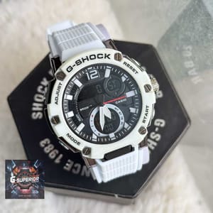 G-Shock || AA 2 Timer Display | White Full_img_1
