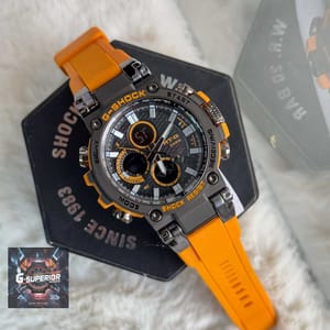 G-Shock || AA Grade || Future design | Orange Blet matte black body_img_0