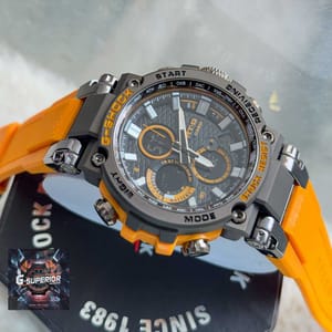 G-Shock || AA Grade || Future design | Orange Blet matte black body_img_2