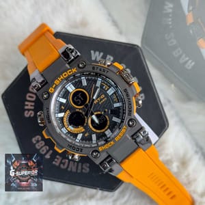 G-Shock || AA Grade || Future design | Orange Blet matte black body_img_4