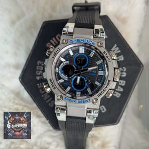 G-Shock || AA Grade || Future design | Black belt full silver body_img_2
