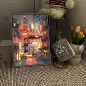 Anime Style Beautiful City LED Night View_img_3