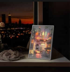 Anime Style Beautiful City LED Night View_img_5