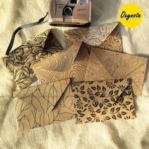 Premium Designed Vintage Kraft Paper Envelope by OXYNOTE