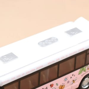 School Bus Sound Light Tour Bus Model Boy Toy Diecasts Toy Vehicles Kids Gift Simulation Bus Model_img_7