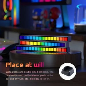 32 LED RGB Car Sound Control Light Voice Activated Pickup Music Rhythm Light Bar_img_7