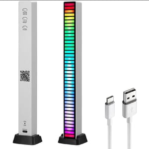 32 LED RGB Car Sound Control Light Voice Activated Pickup Music Rhythm Light Bar_img_12