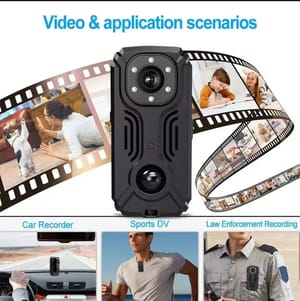 MD37 1080P WiFi Mini Camera IR-CUT Night Vision DVR Mini Camcorder (Body Camera)_img_4
