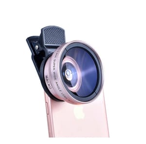 Universal Clip Camera Lenses High Resolution No Distortion 0.45x Wide Angle Mobile Phone Macro Lens_img_3