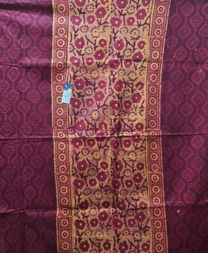 Batik Floral Print Casual Wear [Maroon]_img_2