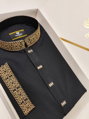 Royal Black Panjabi_img_1