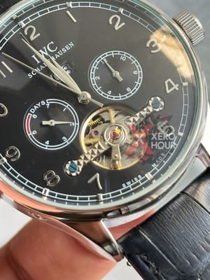 IWC Semi AAA grade | leather Belt Automatic movement || Black Gold_img_1