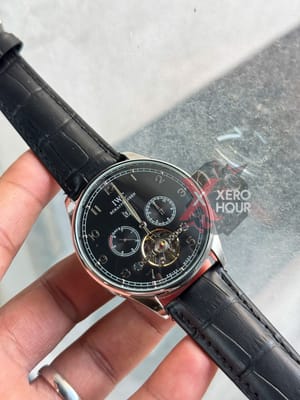 IWC Semi AAA grade | leather Belt Automatic movement || Black Gold_img_4