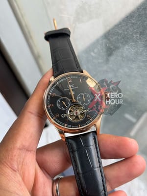 IWC Leather | Automatic | Semi AAA grade | Black Gold_img_2