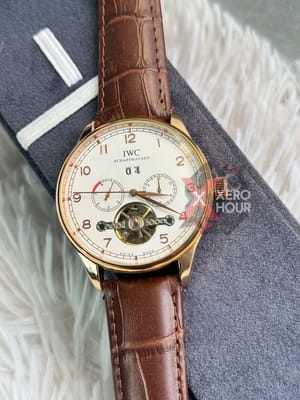 IWC Leather Belt | Semi AAA Grade | Brown | Automatic movement_img_4