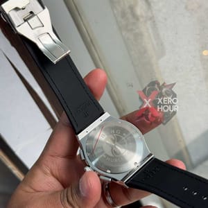 Hublot | Leather Belt | SS Body | Silver Body_img_1