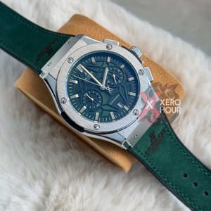 Hublot | Leather Belt | SS Body | Green_img_0