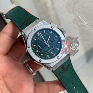 Hublot | Leather Belt | SS Body | Green_img_1