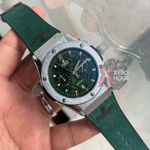 Hublot | Leather Belt | SS Body | Green_img_3