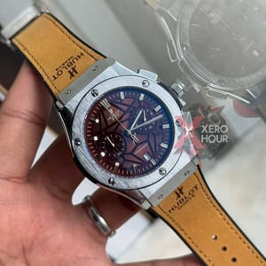 Hublot | Leather Belt | SS Body | Brown Belt_img_1