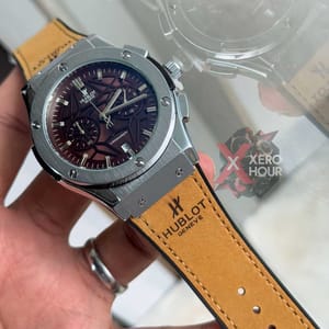 Hublot | Leather Belt | SS Body | Brown Belt_img_2