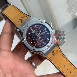 Hublot | Leather Belt | SS Body | Brown Belt_img_3