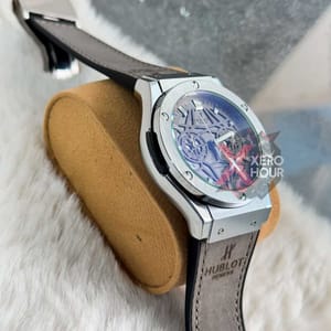 Hublot | Leather Belt | SS Body | Grey Blet_img_5