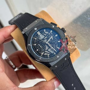 Hublot | Leather Belt | SS Body | Full Black_img_0