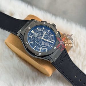 Hublot | Leather Belt | SS Body | Full Black_img_1