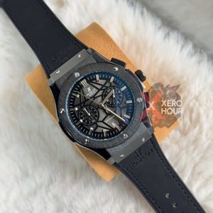 Hublot | Leather Belt | SS Body | Full Black_img_2