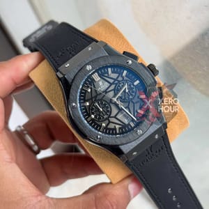 Hublot | Leather Belt | SS Body | Full Black_img_3