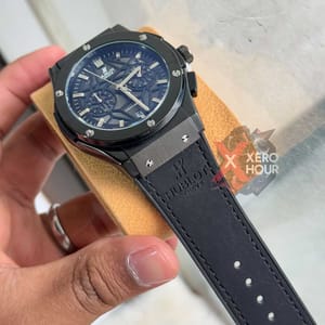 Hublot | Leather Belt | SS Body | Full Black_img_4