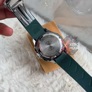 Tag heuer Aquaracer || Silicon Strap |SS Body | Green Belt_img_2