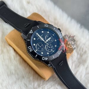 Tag Heuer Aquaracer || Silicon Strap |SS Body || Black  Full_img_0