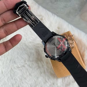 Tag Heuer Aquaracer || Silicon Strap |SS Body || Black  Full_img_4