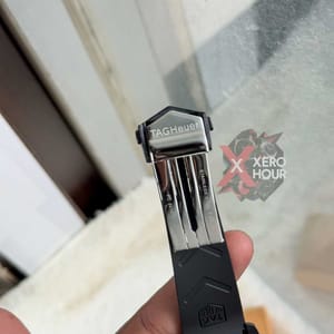 Tag Heuer Aquaracer || Silicon Strap |SS Body || Black  Full_img_6