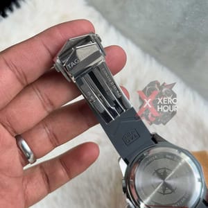 Tag heuer Aquaracer || Silicon Strap |SS Body |Grey Belt_img_5