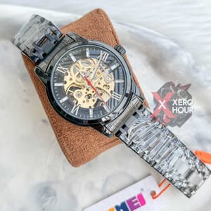 SKMEI 9222 | AUTOMATIC MOVEMENT | AUTHENTIC DUAL TONE | FULL BLACK_img_1