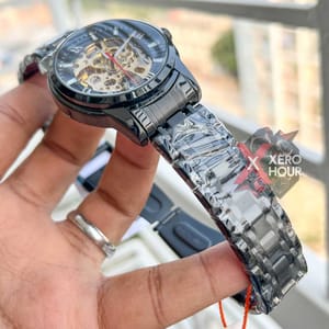 SKMEI 9222 | AUTOMATIC MOVEMENT | AUTHENTIC DUAL TONE | FULL BLACK_img_3