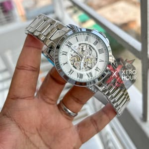 FOSSIL AUTOMATIC WATCH | CHAIN DIAL | WHITE DIAL_img_1