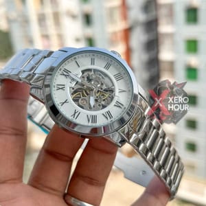 FOSSIL AUTOMATIC WATCH | CHAIN DIAL | WHITE DIAL_img_2