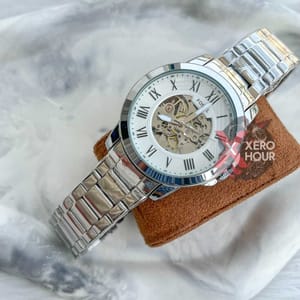 FOSSIL AUTOMATIC WATCH | CHAIN DIAL | WHITE DIAL_img_5