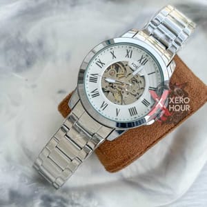 FOSSIL AUTOMATIC WATCH | CHAIN DIAL | WHITE DIAL_img_6