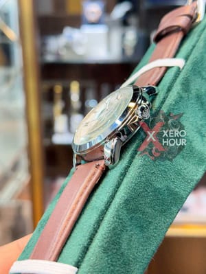 FOSSIL AUTOMATIC WATCH | LEATHER BELT | BROWN BELT WHITE DIAL_img_2