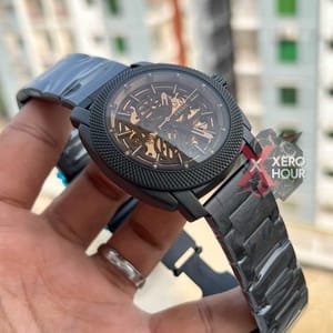 FOSSIL AUTOMATIC WATCH | CHAIN BIG BELT | BLACK DIAL_img_6