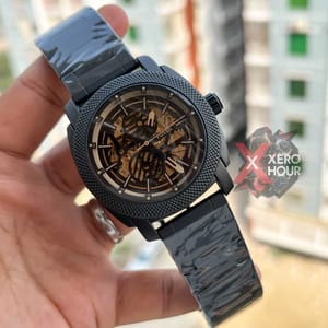 FOSSIL AUTOMATIC WATCH | CHAIN BIG BELT | BLACK DIAL_img_7