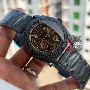 FOSSIL AUTOMATIC WATCH | CHAIN BIG BELT | BLACK DIAL_img_8